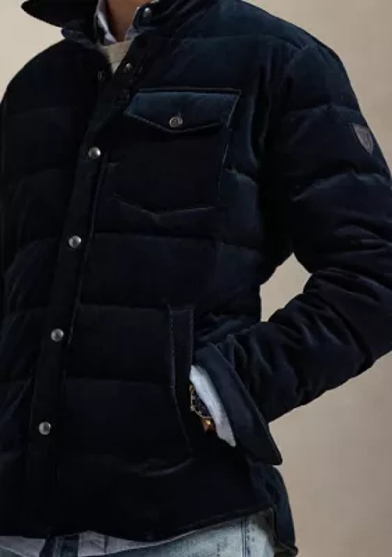 Quilted Corduroy Shirt Jacket