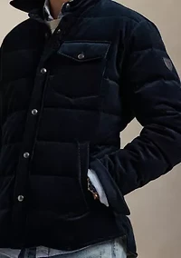 Quilted Corduroy Shirt Jacket