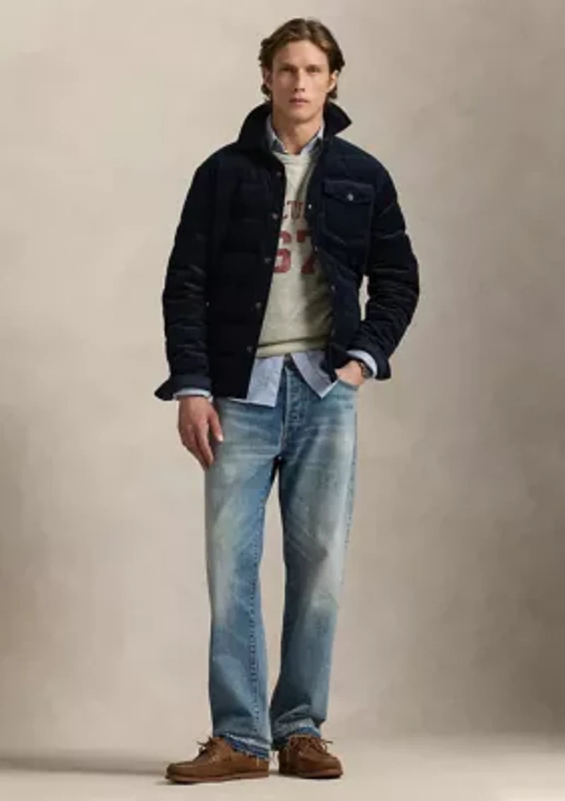 Quilted Corduroy Shirt Jacket