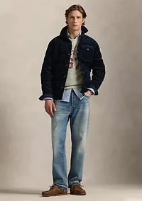 Quilted Corduroy Shirt Jacket