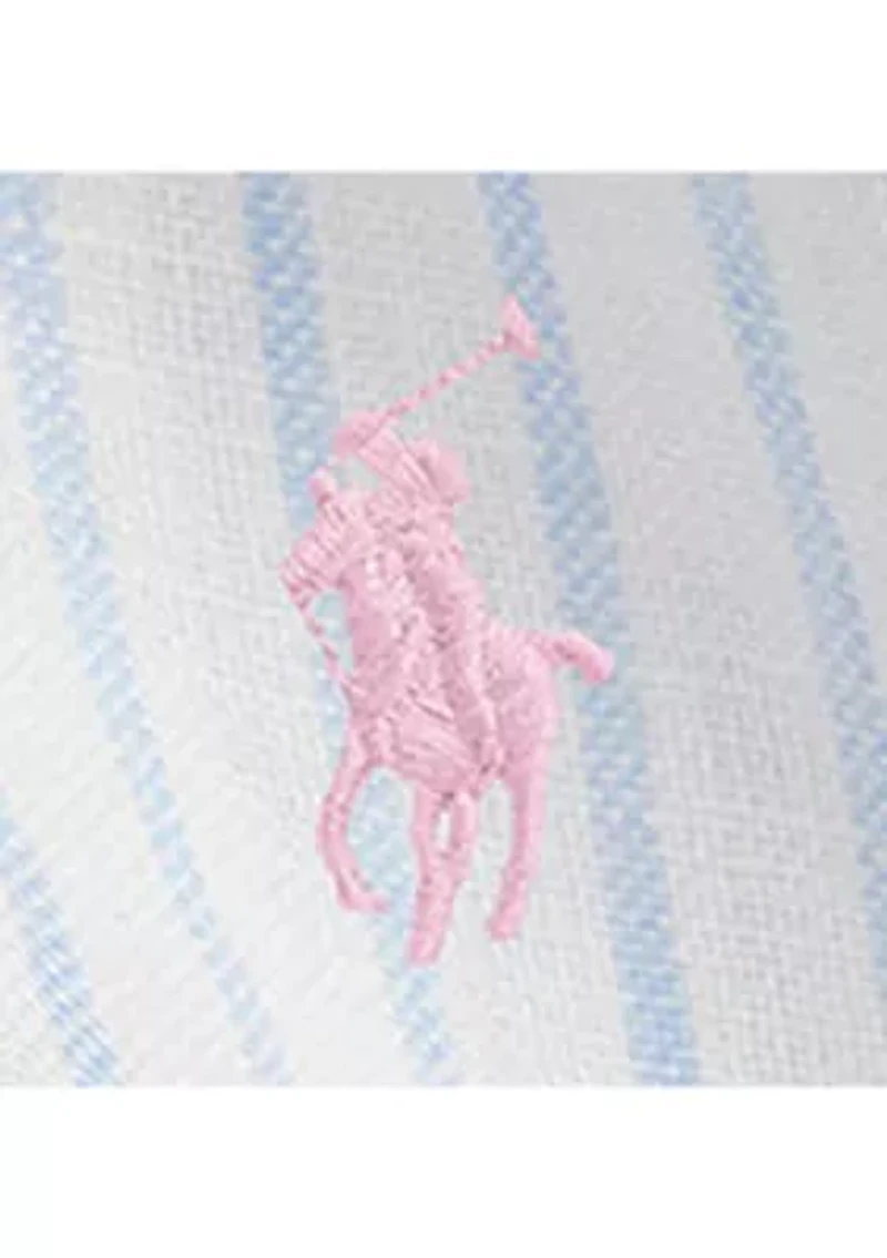 Classic Fit Striped Linen Shirt