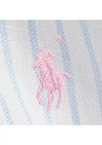 Classic Fit Striped Linen Shirt