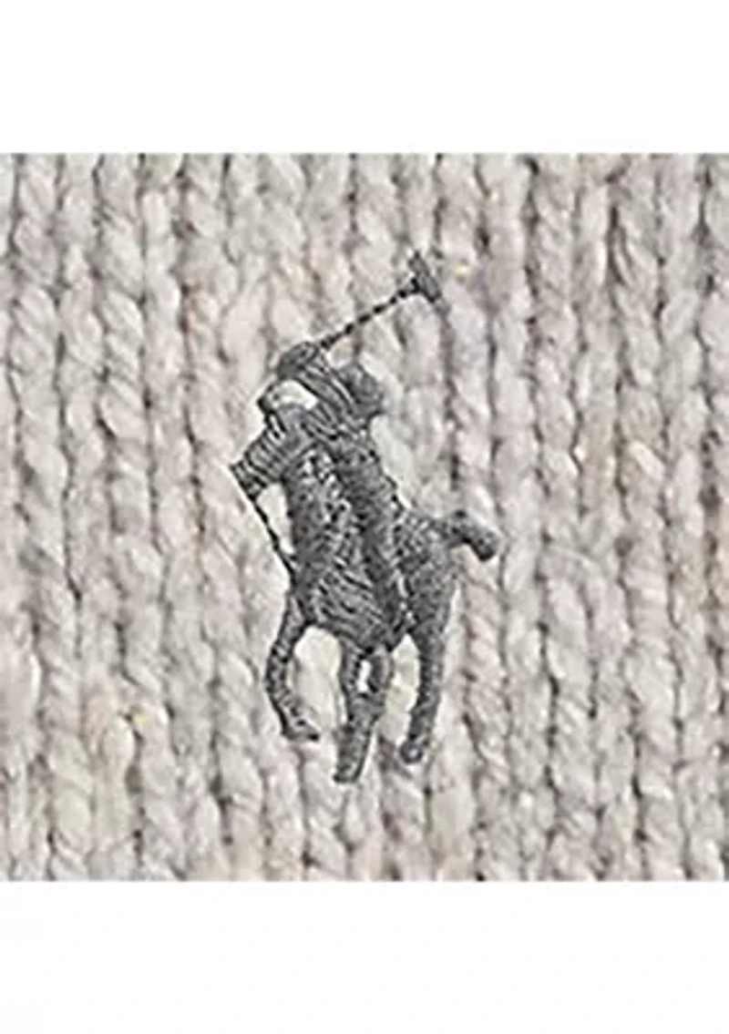 Wool-Blend Mock Neck Cardigan