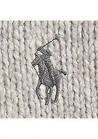 Wool-Blend Mock Neck Cardigan