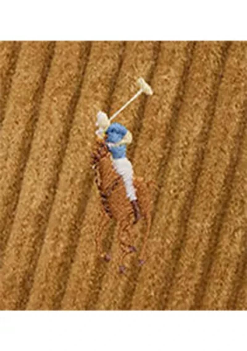 Duck-Embroidered Corduroy Ball Cap