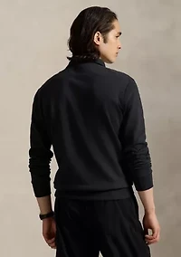 Luxury Jersey Polo Collar Pullover