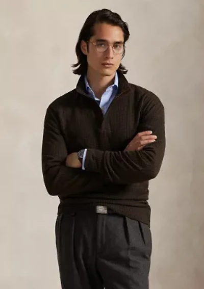 Houndstooth Luxury Jersey Pullover