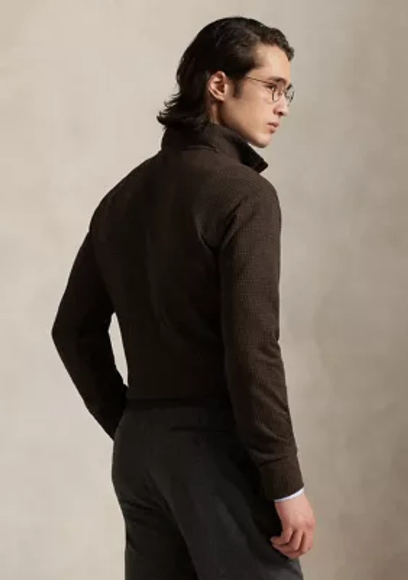 Houndstooth Luxury Jersey Pullover