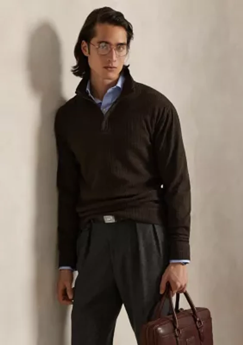 Houndstooth Luxury Jersey Pullover