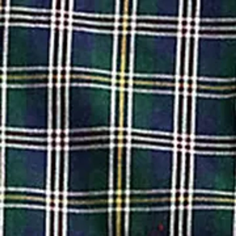 Classic Fit Plaid Poplin Shirt