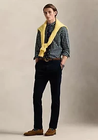 Classic Fit Plaid Poplin Shirt