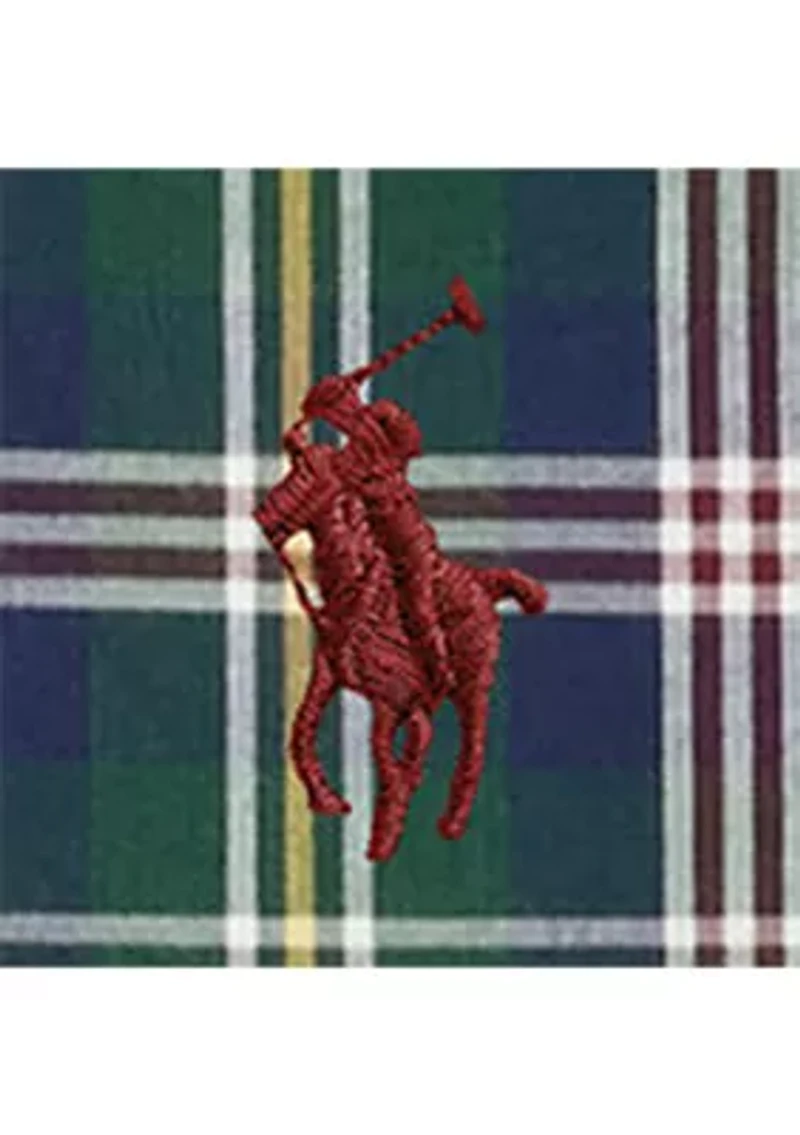 Classic Fit Plaid Poplin Shirt