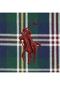 Classic Fit Plaid Poplin Shirt