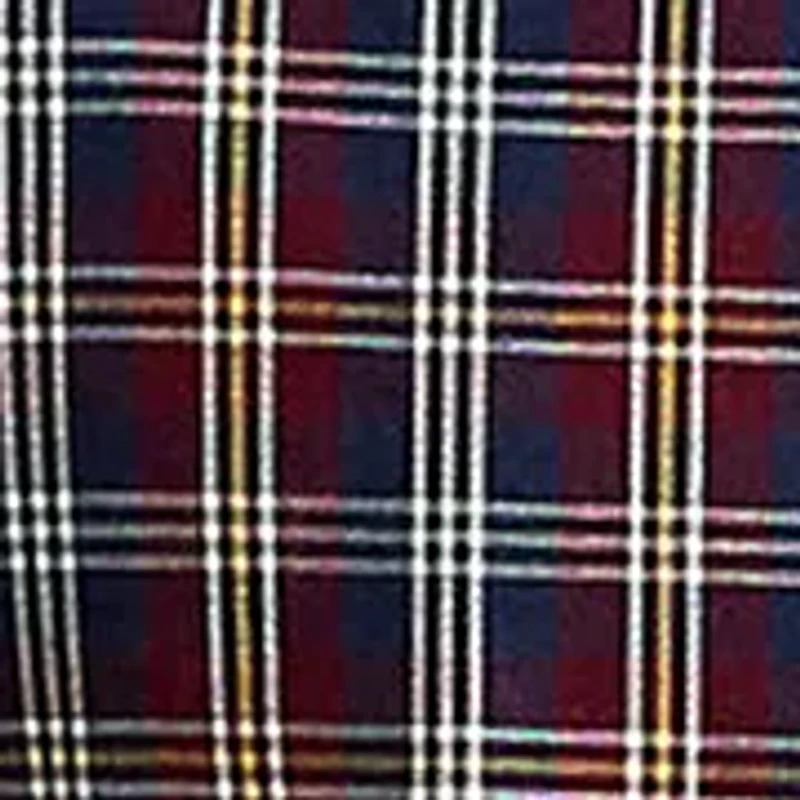 Classic Fit Plaid Poplin Shirt