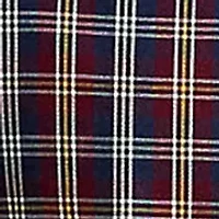 Classic Fit Plaid Poplin Shirt