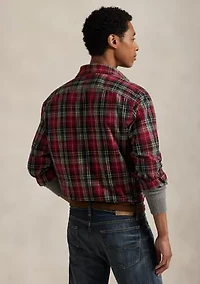 Men's Classic Fit Plaid Oxford Work shirt