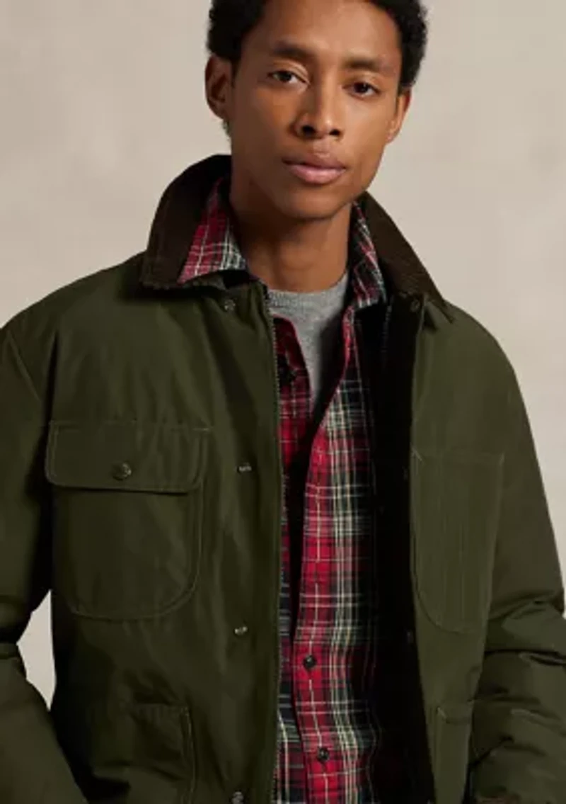Men's Classic Fit Plaid Oxford Work shirt