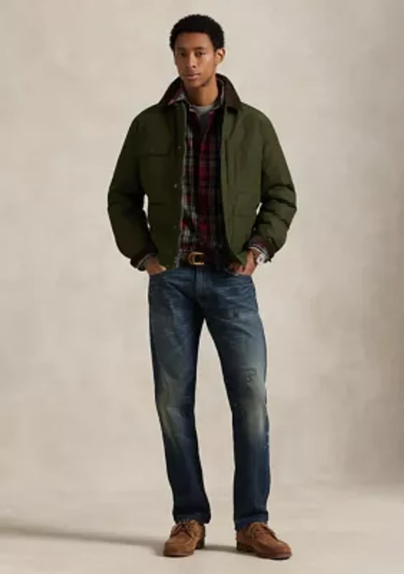 Men's Classic Fit Plaid Oxford Work shirt