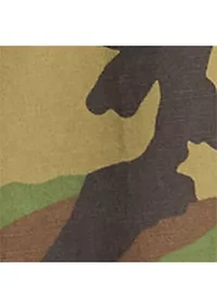 Men's Classic Fit Camo Canvas Cargo Pants