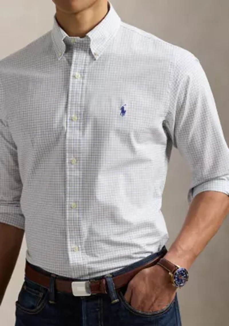 Classic Fit Stretch Poplin Shirt