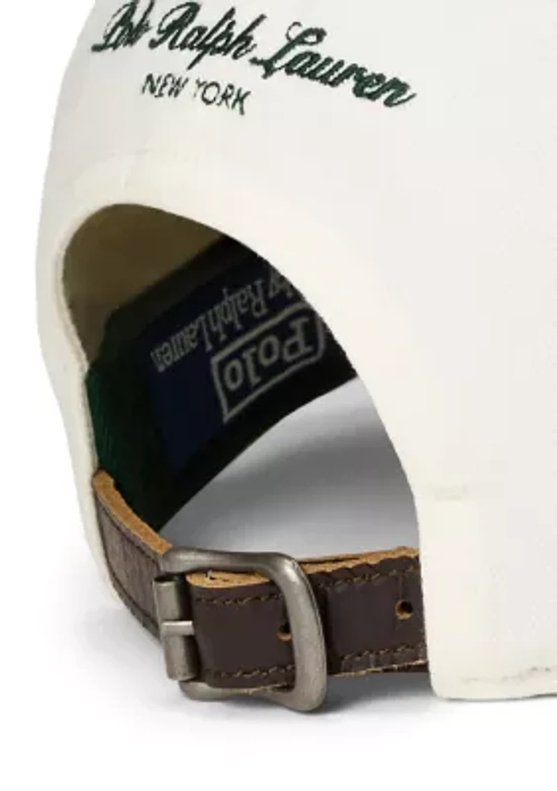 Two-Tone Crest Twill Ball Cap