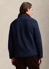 Men's Long Sleeve Woven Polo