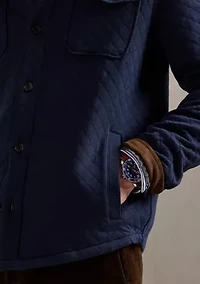 Men's Long Sleeve Woven Polo