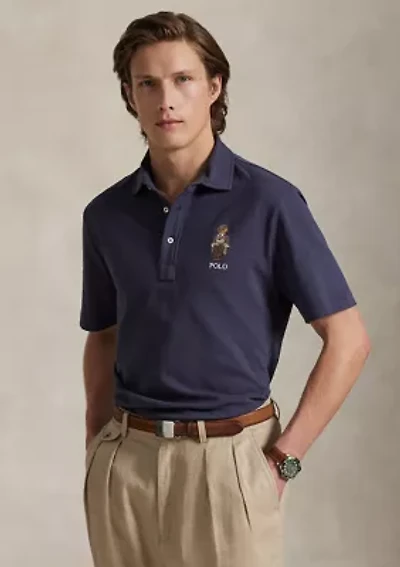 Classic Fit Polo Bear Mesh Shirt