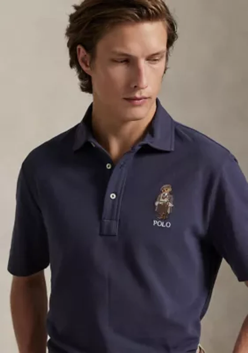 Classic Fit Polo Bear Mesh Shirt