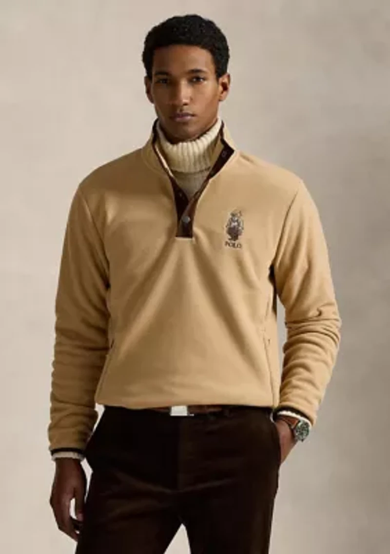 Polo Bear Brushed Fleece Pullover