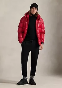 Waffle-Knit Fleece Sweatpants