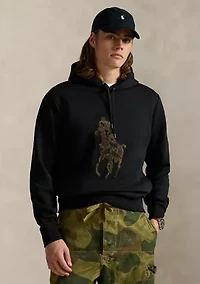 Camo Big Pony Double-Knit Hoodie