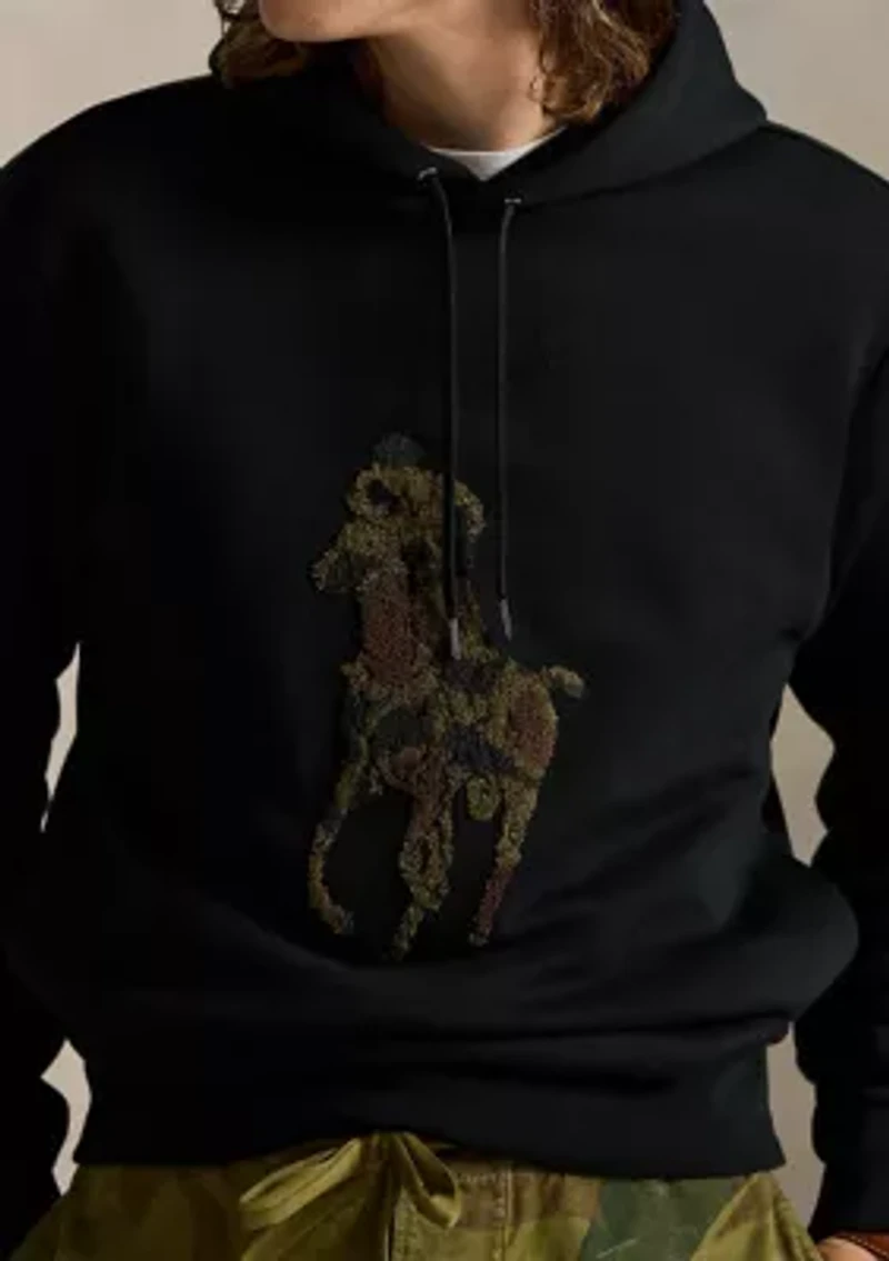 Camo Big Pony Double-Knit Hoodie