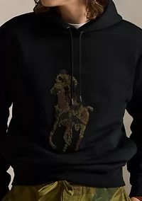 Camo Big Pony Double-Knit Hoodie