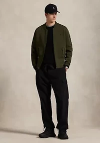 Double-Knit Bomber Jacket