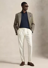 Cotton Polo-Collar Sweater