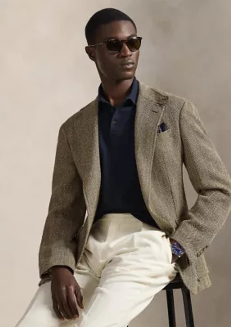 Cotton Polo-Collar Sweater