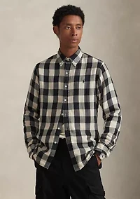 Men's Classic Fit Plaid Double-Faced Shirt