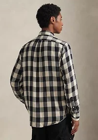 Men's Classic Fit Plaid Double-Faced Shirt