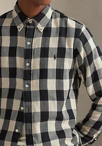 Men's Classic Fit Plaid Double-Faced Shirt