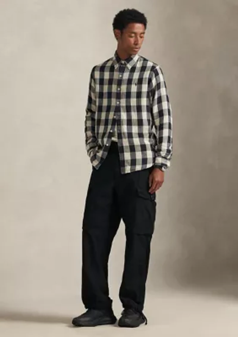 Men's Classic Fit Plaid Double-Faced Shirt