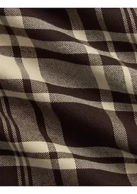 Classic Fit Plaid Performance Camp Shirt