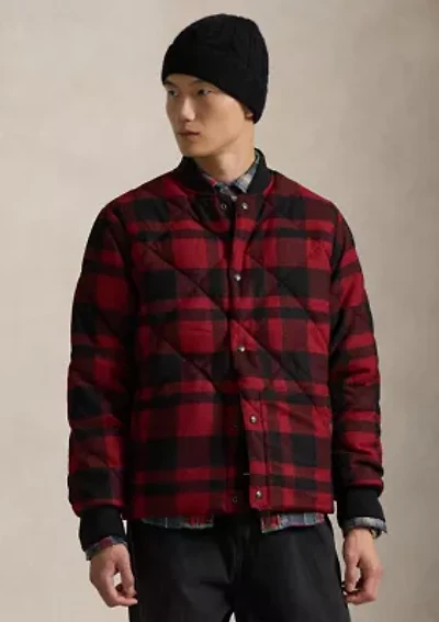 Men's Buffalo Check Wool-Blend Jacket