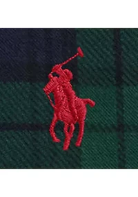 Custom Slim Plaid Jacquard Polo Shirt