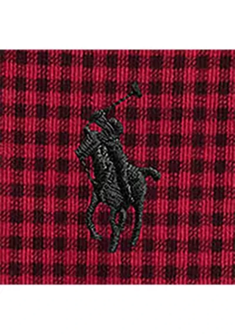 Men's Checked Estate-Rib Quarter-Zip Pullover