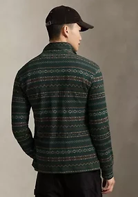 Men's Fair Isle-Inspired Estate-Rib Pullover