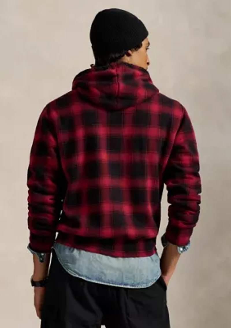 Men's Plaid Fleece Hoodie