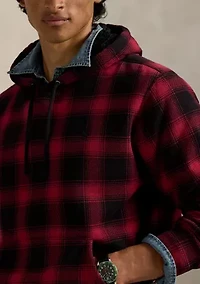 Men's Plaid Fleece Hoodie