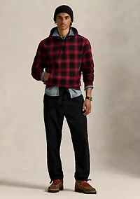 Men's Plaid Fleece Hoodie