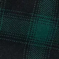 Plaid Fleece Full-Zip Hoodie